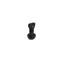 Hope Seat Clamp Bolt and Tear Drop Nut - Black