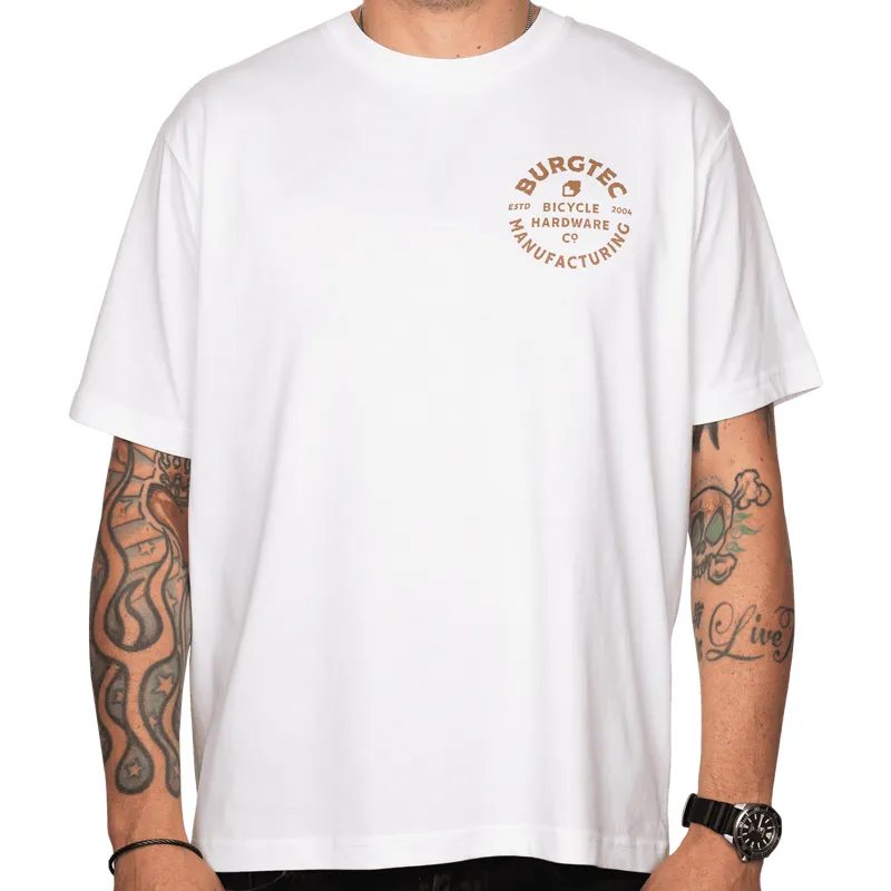 Burgtec Gold Stamp T-Shirt - White