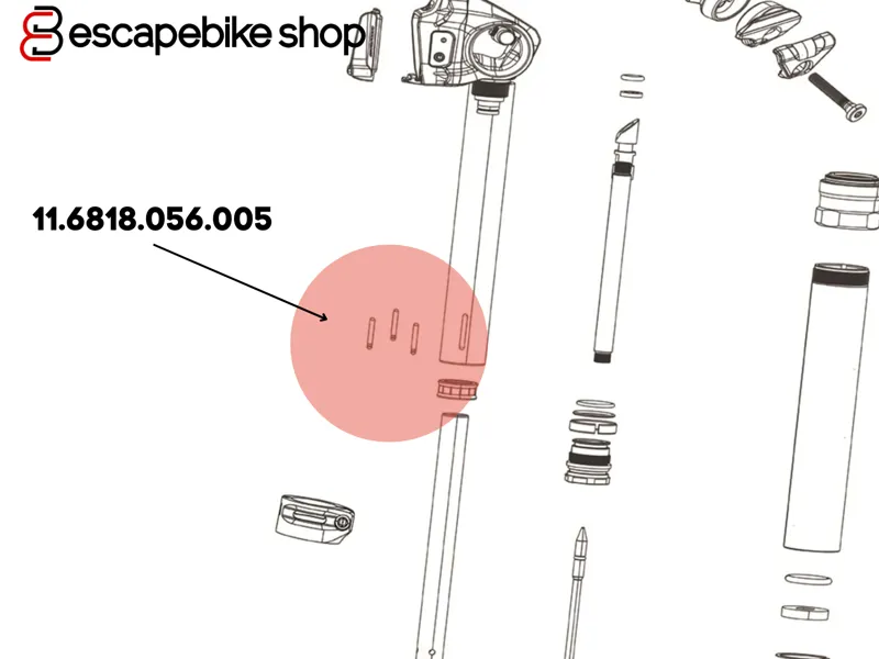 Rockshox Reverb XPLR 27.2 Stainless Steel Keys - Size 1 - Pack of 3