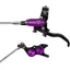 Hope EVO TR4 DB/RH PM Lever Set w/ 4-piston Hydr. Hose in Black/Purple