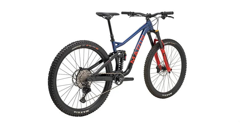 Marin Alpine Trail XR 29 Mountain Bike - Gloss Blue/ Black/ Red-2