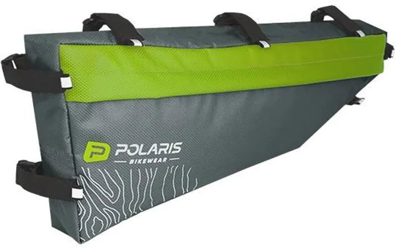 Polaris Ventura Frame Bag - Grey/Green - Medium