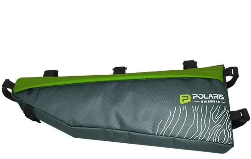 Polaris Ventura Frame Bag - Grey/Green - Medium-1