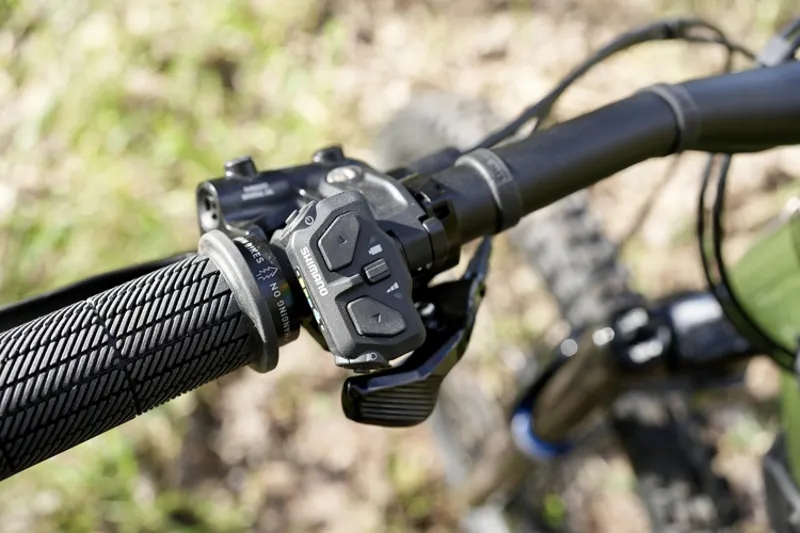 Marin Alpine Trail E1 Electric Mountain Bike - Green/ Black-7