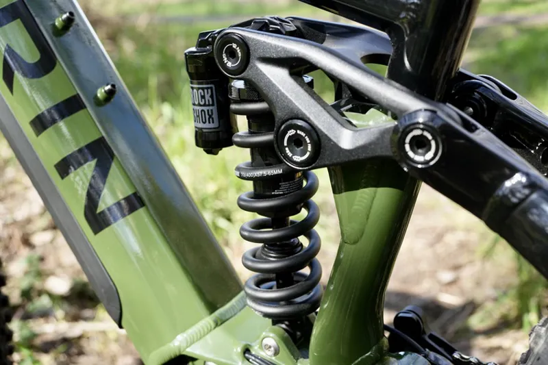 Marin Alpine Trail E1 Electric Mountain Bike - Green/ Black-5