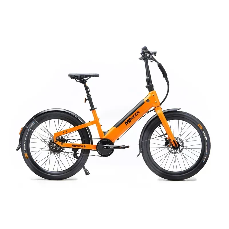 MiRider GB3 24 Compact Step-Through E-Bike - Ember Orange