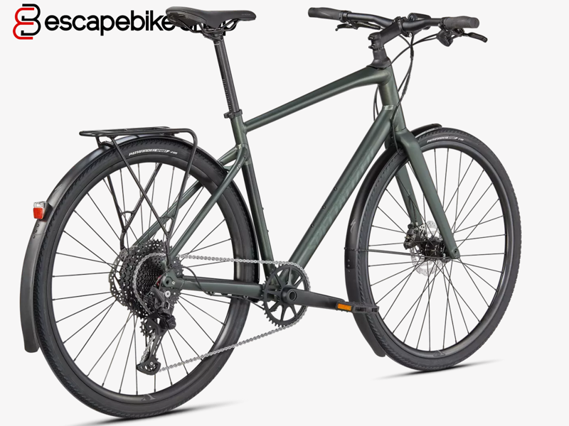 Specialized Sirrus X 4.0 EQ Hybrid Bike - Satin Oak Green/ Black-1