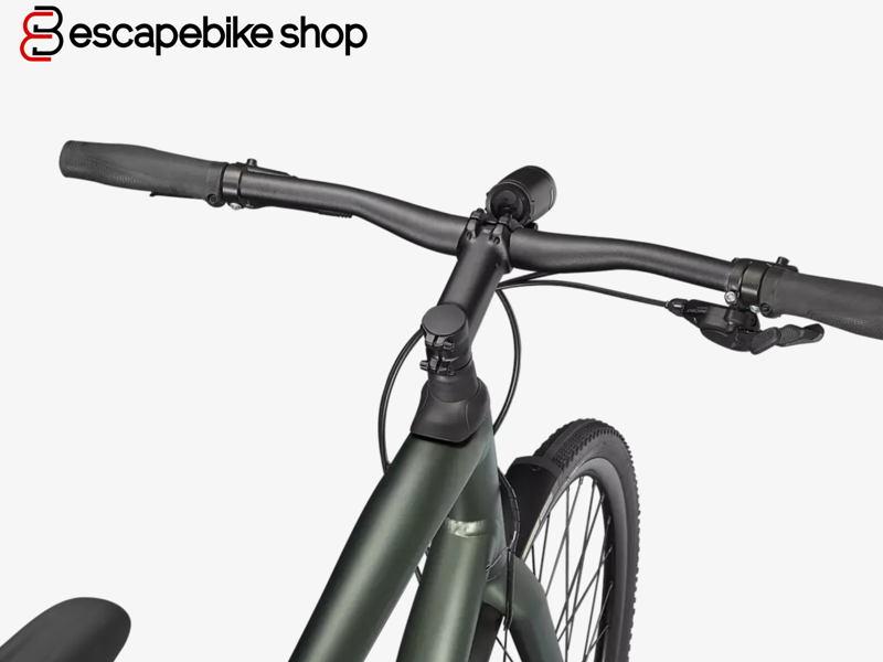 Specialized Sirrus X 4.0 EQ Hybrid Bike - Satin Oak Green/ Black-3