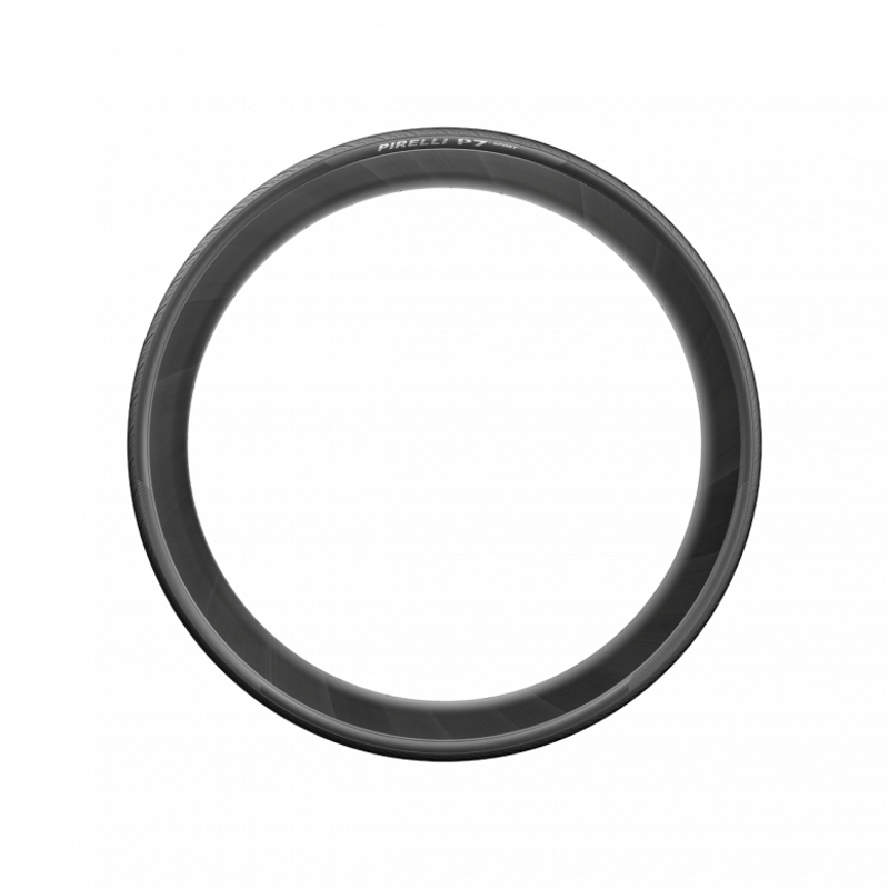 Pirelli P7 Sport Pro Compound/ Techbelt Folding Road Bike Tyres - Black-2