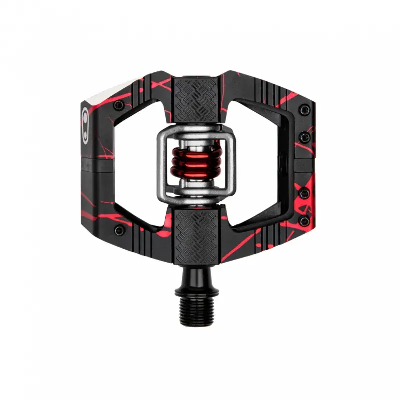 Crank Brothers Mallet E LS Clipless Pedals - Black/ Red