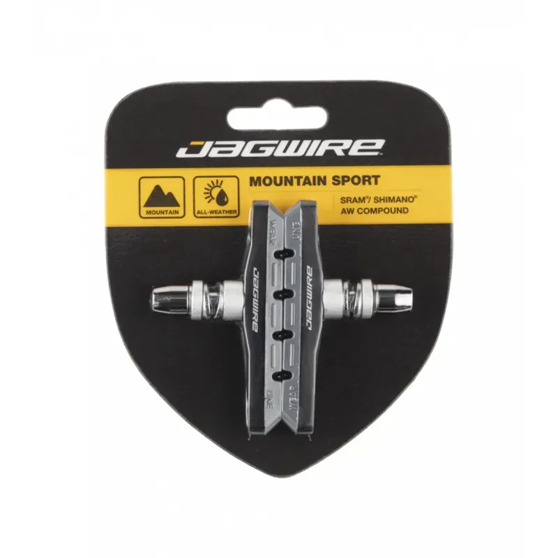 Jagwire Mountain Sport V Brake Pads - Grey-1