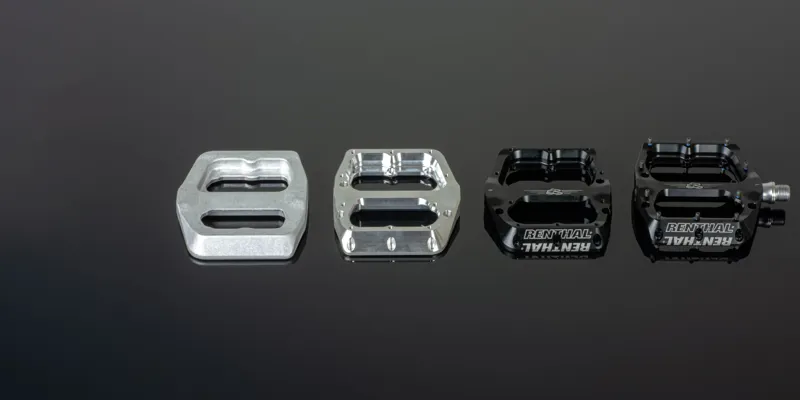 Renthal Revo-F Platform Pedals - AluGold-1