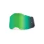 100% Racecraft 2/Accuri 2/Strata 2 Dual Pane Vented Lens in Green Mirror