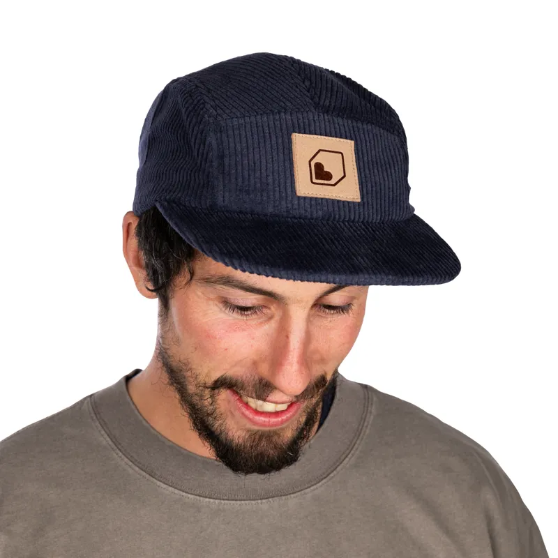 Burgtec Corduroy Five Panel Cap - Twilight Blue