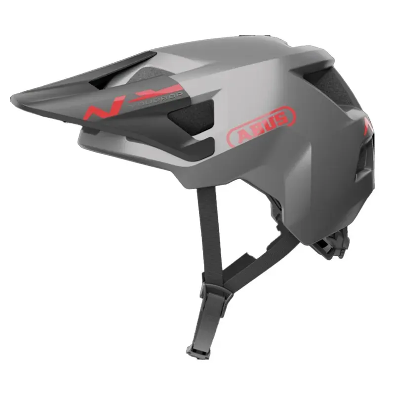 ABUS YouDrop Open Face Kids Helmet 48-55cm - Ti Silver