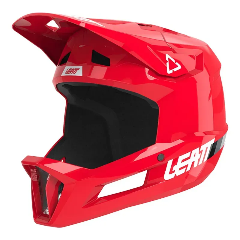Leatt MTB Gravity 1.0 Junior Full Face Helmet - Fire Red-1