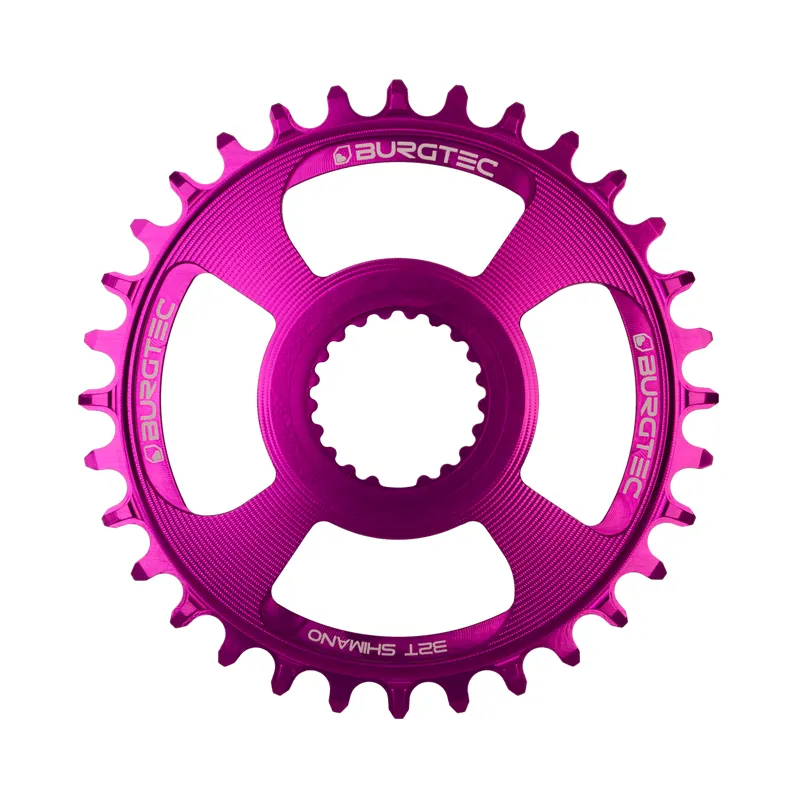 Burgtec Shimano Direct Mount Thick Thin Chainring - Purple Rain