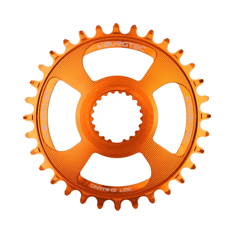 Burgtec Shimano Direct Mount Thick Thin Chainring - Iron Bro Orange