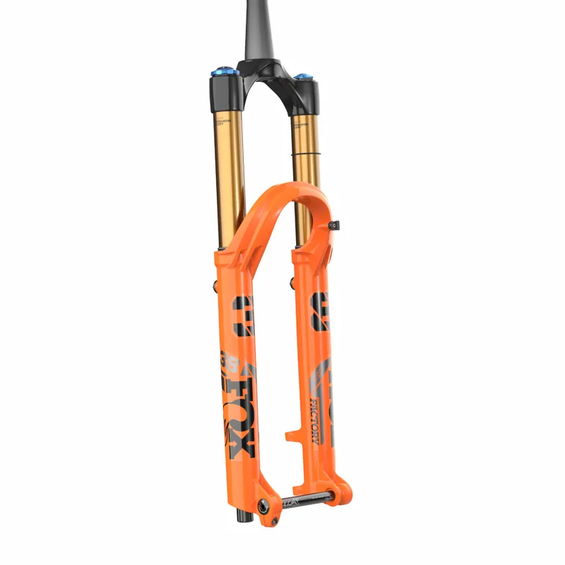 FOX 38 Factory GRIP X2 Suspension Fork - Shiny Orange-1