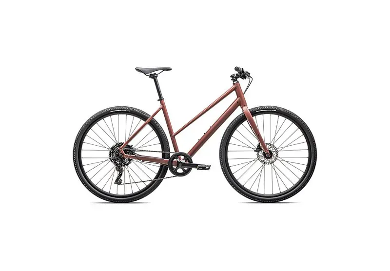 Specialized Sirrus X 2.0 Step-Through Hybrid Bike - Satin Spice/ Orange Reflective
