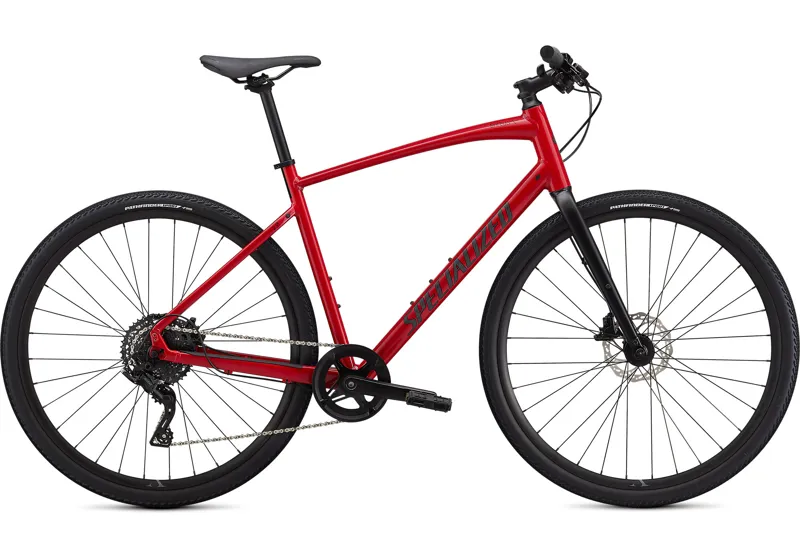 2021 Specialized Sirrus X 2.0 Hybrid Bike - Gloss Flou Red
