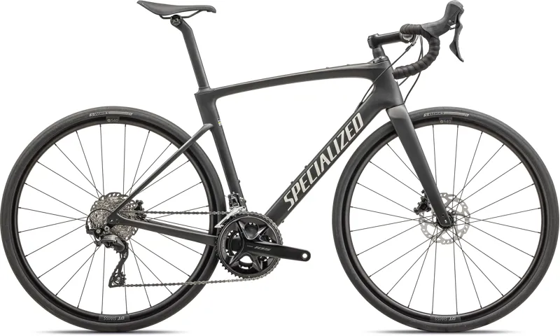Specialized Roubaix SL8 Sport 105 Road Bike - Metallic Obsidian/Birch