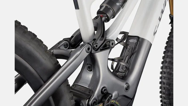 Specialized S-Works Turbo Levo Electric Mountain Bike in White-2