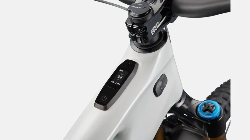 Specialized S-Works Turbo Levo Electric Mountain Bike in White-7