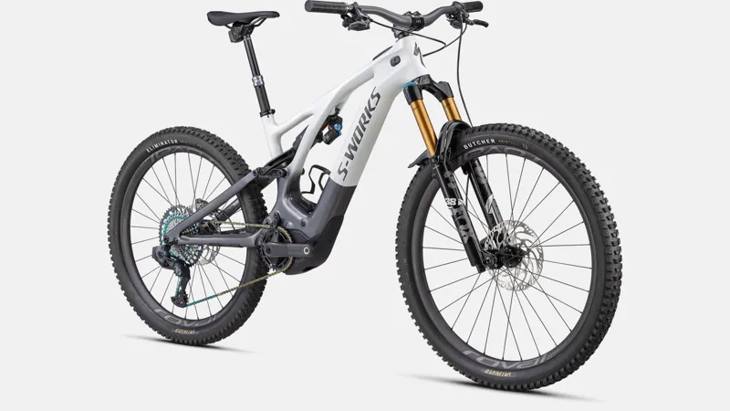 Specialized S-Works Turbo Levo Electric Mountain Bike in White-6