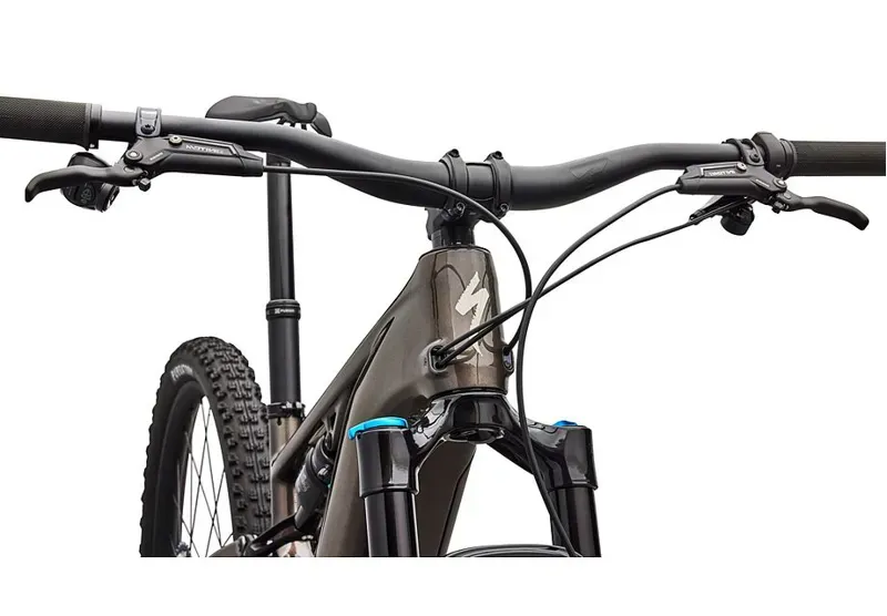 Specialized Turbo Levo R Comp E.Mountain Bike  - Gloss Gunmetal/ White-5
