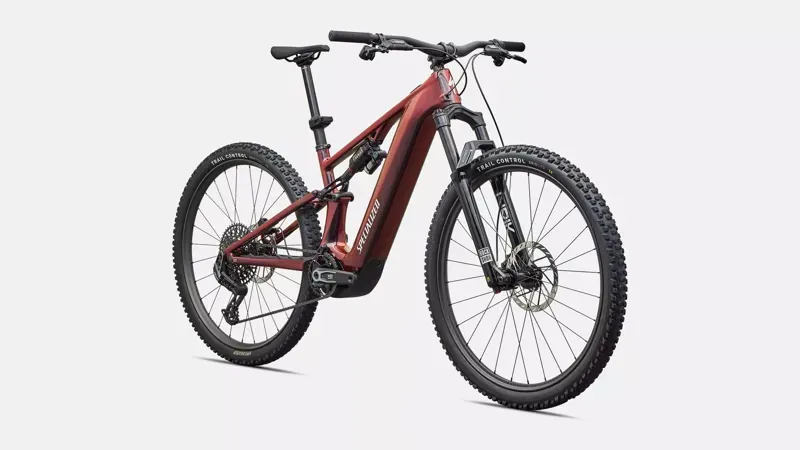 Specialized Turbo Levo R Pro eMountain Bike - Gloss Black Red Chameleon-1
