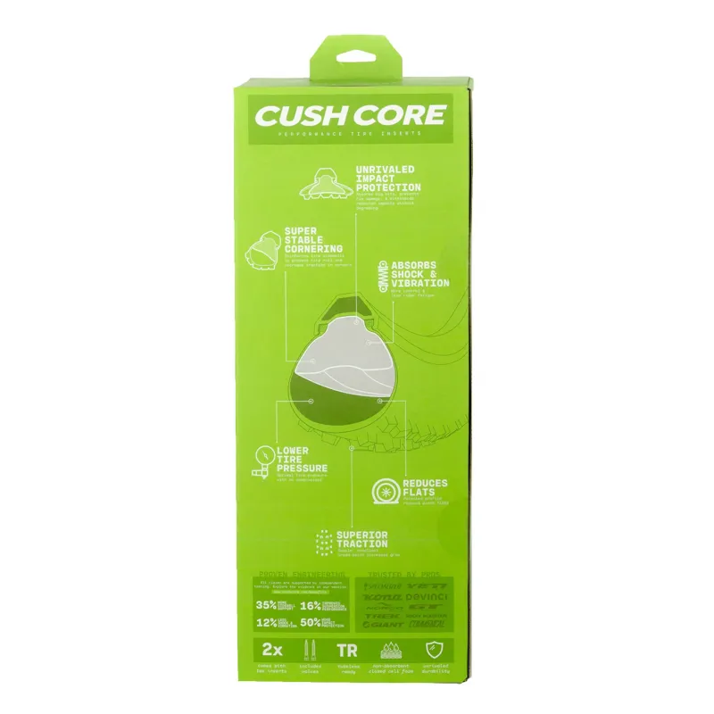 CushCore Pro Tyre Inserts -  Grey/ Green-1