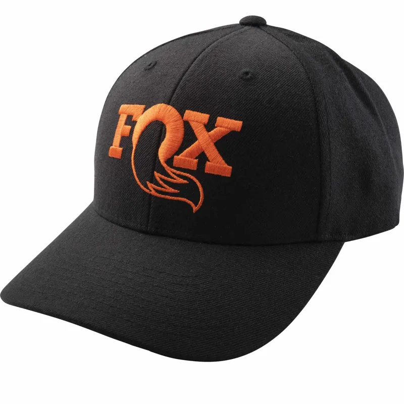 Fox Snapback Hat - Adult One Size - Black