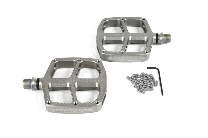 Hope F12 Kid's Platform Pedals - Silver