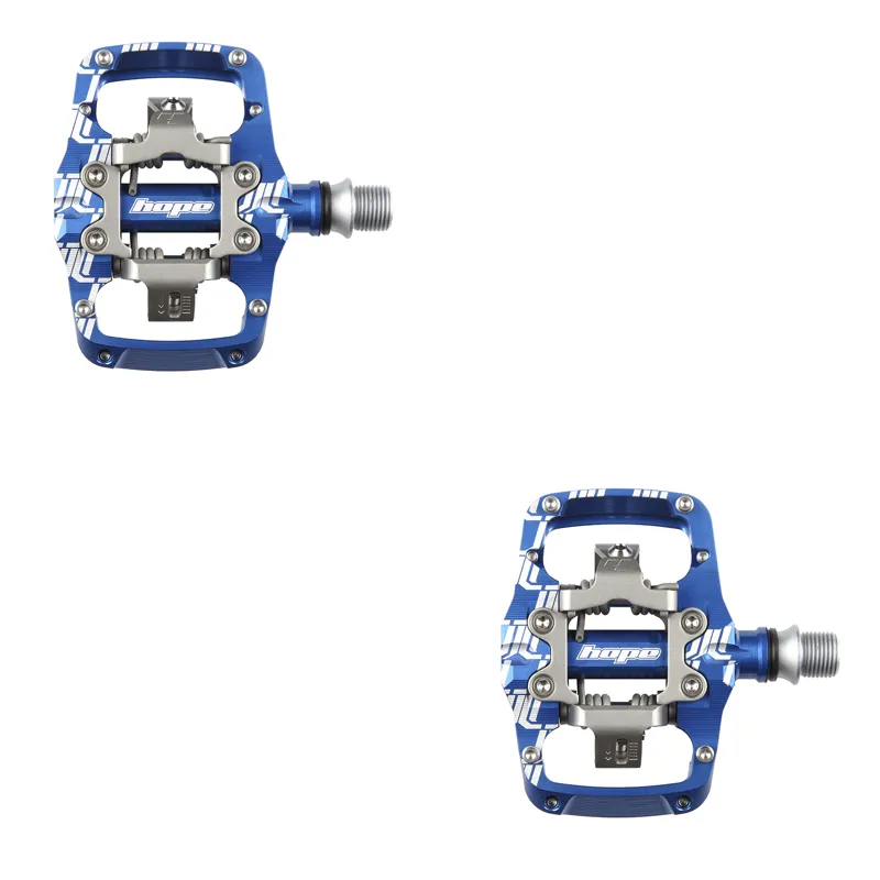 Hope Union Trail Platform Clipless Pedals - Blue