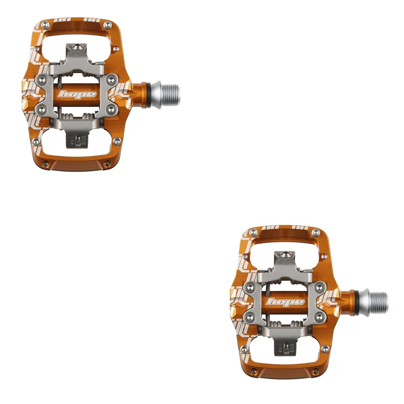 Hope Union Trail Platform Clipless Pedals - Orange
