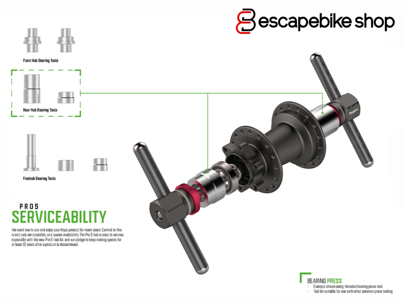 Hope Pro5/ Fortus 30 6 Bolt 29 Inch Front Wheel - Black-2