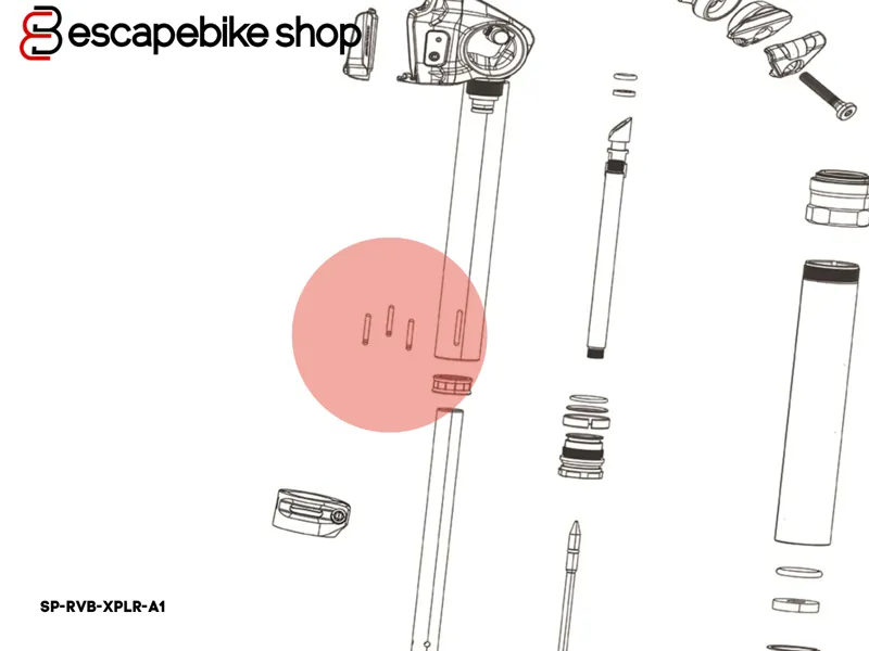 Rockshox Reverb XPLR 27.2 Brass Keys - Size 0 - Pack of 3