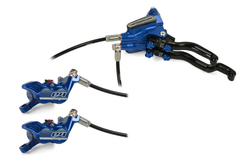 Hope Tech 3 Duo Lever Disc Brakes X2/ E4/ V4 - Blue-1