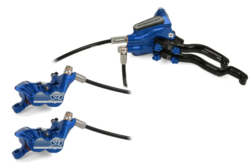 Hope Tech 3 Duo Lever Disc Brakes X2/ E4/ V4 - Blue-2