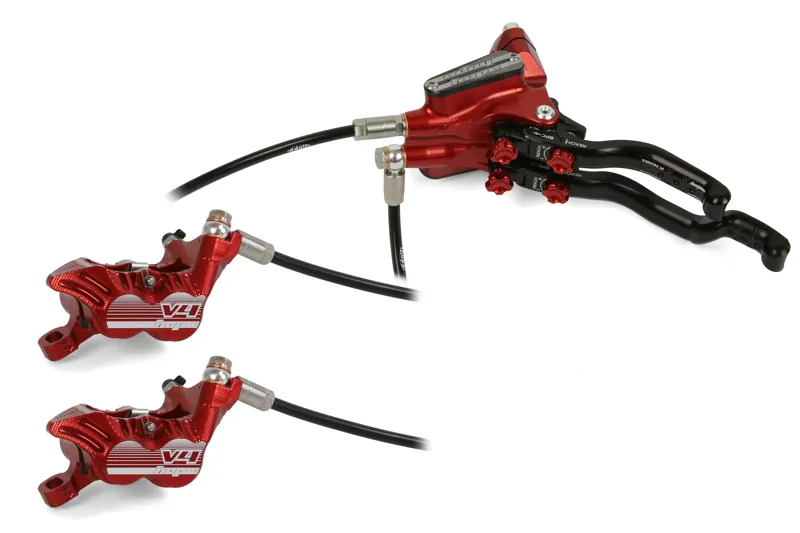 Hope Tech 3 Duo Lever Disc Brakes X2/ E4/ V4 - Red-2