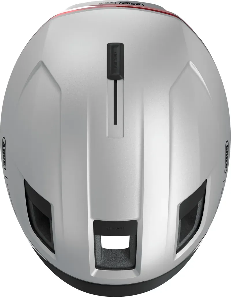 Abus HYP-E Urban Commuting Helmet in Gleam Silver-3