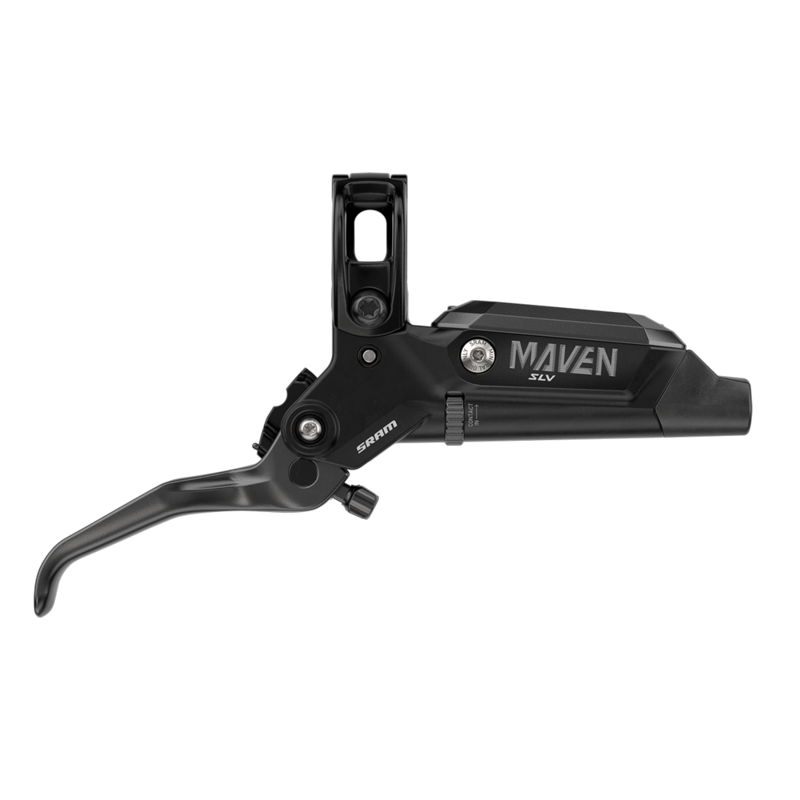 SRAM Maven Silver Stealth - Rotor Sold separately - Black Anodized-1