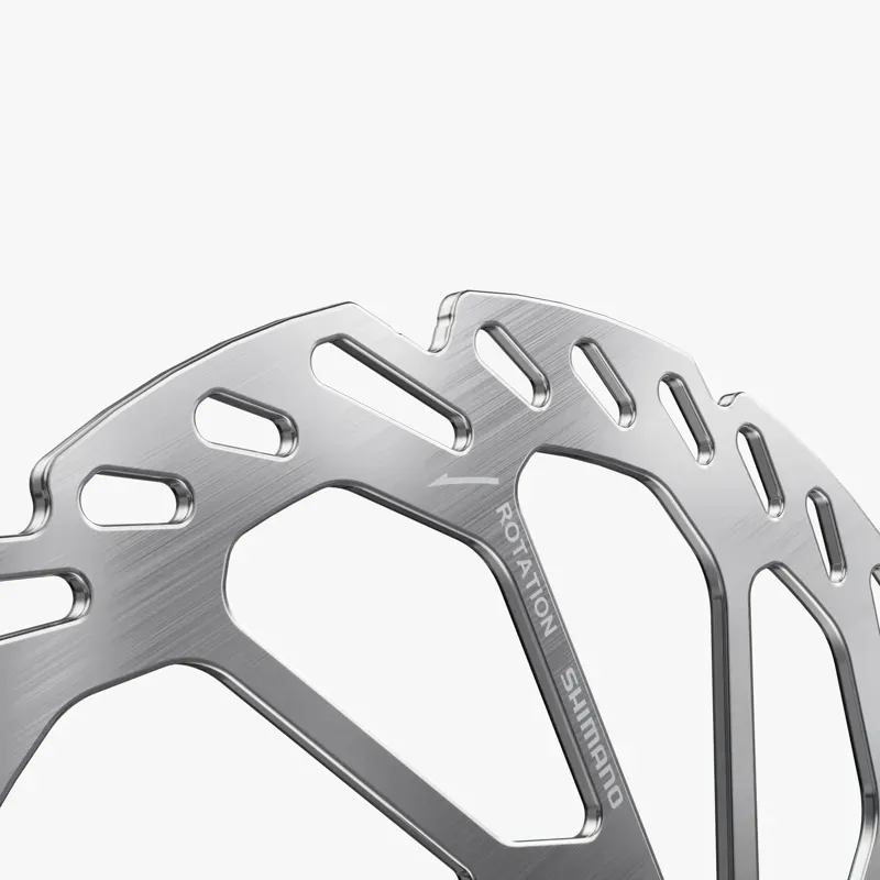 Shimano RT-CL750 200mm CL External Lockring DB Rotor in Silver/Black-2