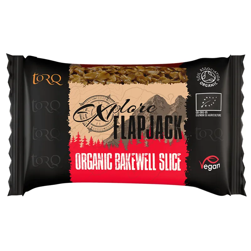 Torq Explore Flapjack Energy Bar - Bakewell Slice - 65gram