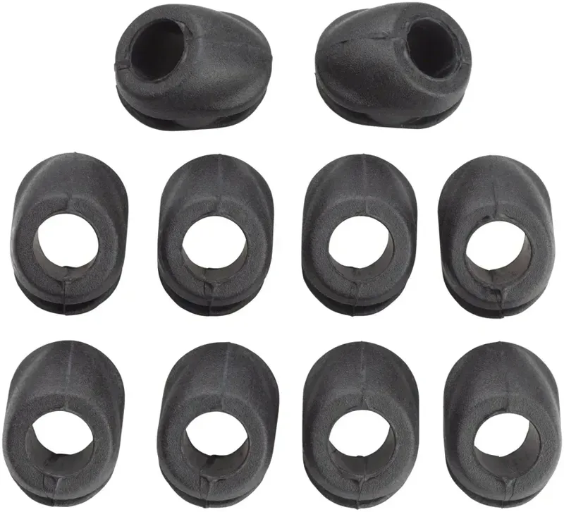 Jagwire Angled Entry 8.0mm Round Frame Port 5mm Housing 10-pack