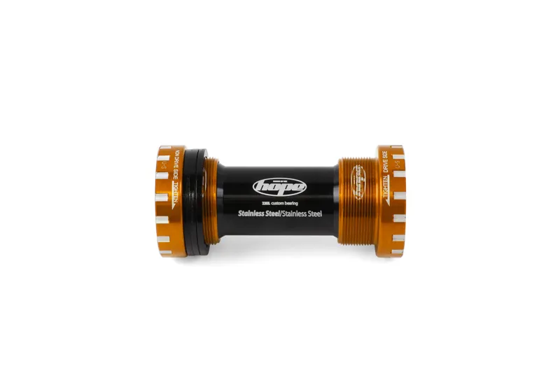 Hope Bottom Bracket Stainless - 24mm BSA 68/73mm - Orange