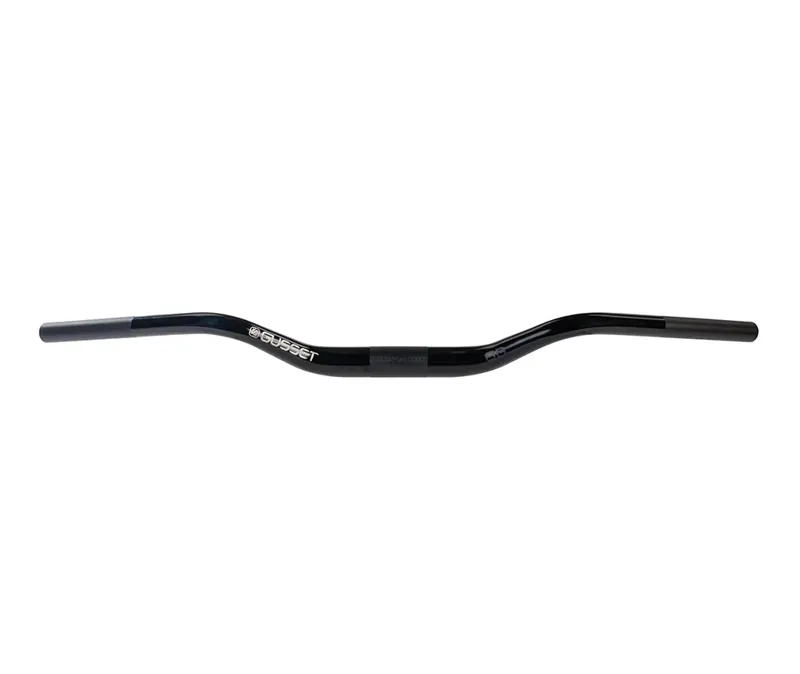 Gusset Beard Bar - 750mm 31.8mm Alloy Handlebar - Black