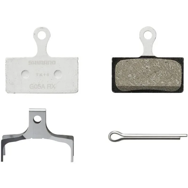 Shimano G05A-RX Alloy Backed Disc Brake Pads - Resin