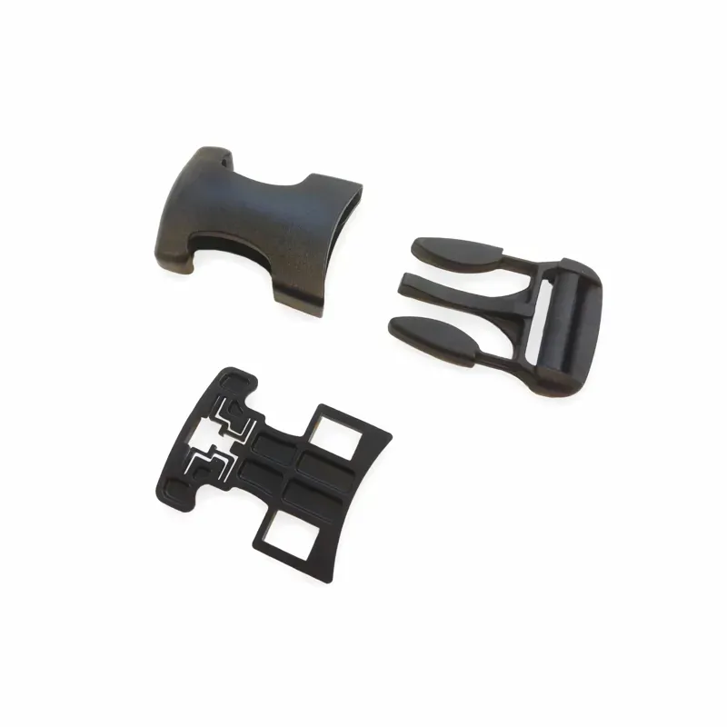 Burley 1 inch Buckle Assembly Plastic Adjustable in Black